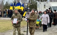 У Бучанській громаді попрощалися із захисником Юрієм Чорнобаєм