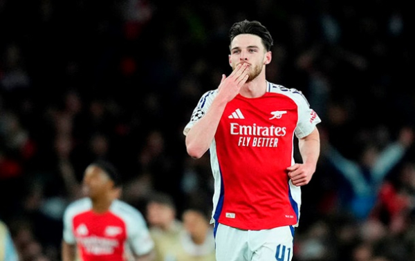 Арсенал переміг Реал у чвертьфіналі ЛЧ: Райс відзначився двічі