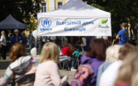 У центрі Києва провели масштабну акцію до Всесвітнього дня біженців. ФОТО