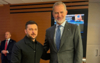 Зеленський зустрівся із князем Монако і королем Іспанії