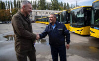 Київ вивів на маршрути перші 20 нових автобусів, придбаних за кошти партнерів