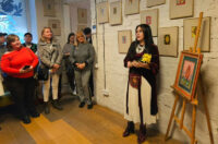 У центрі столиці до Великодня відкрили тематичну виставку Анжеліки Рудницької