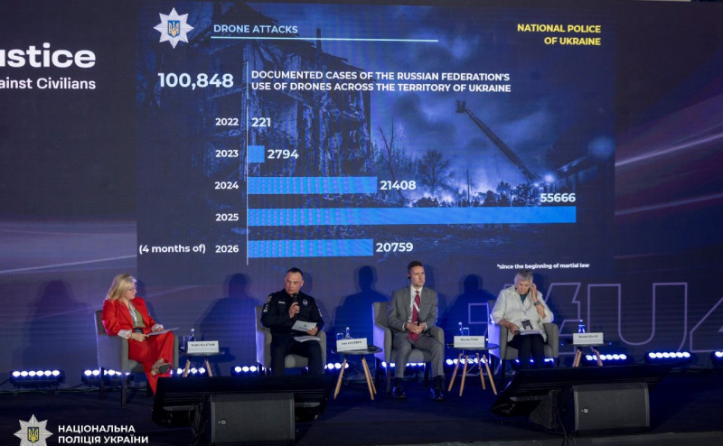 Близько 101 тисячі атак дронами по Україні зафіксувала Нацполіція з початку повномасштабної війни