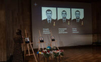 У Музеї війни вшанували пам’ять київських рятувальників, які загинули під час ворожого обстрілу