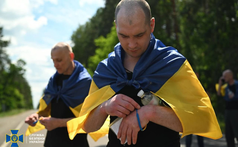 З російського полону повернувся Богдан Щерба з Київщини, якого окупанти утримували понад чотири роки