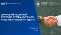 Анонс. Цифровий медичний супровід ветеранів у Києві: перші підсумки роботи сервісу (із перекладом жестовою мовою)