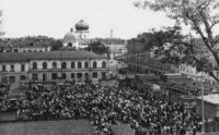 ДІАЗ «Стародавній Київ» поділився атмосферною підбіркою історичних світлин Житнього ринку